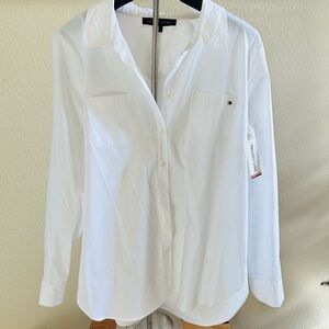 Tommy Hilfiger women’s Crisp White Button Down Shirt